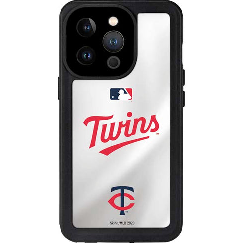 MLB Minnesota Twins Home Jersey iPhone 15 Pro Waterproof Case